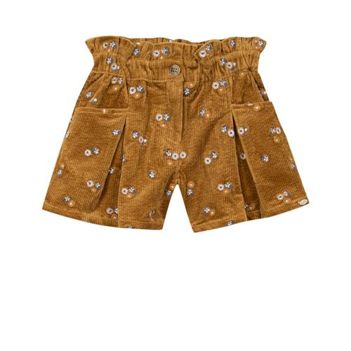 Tartine et Chocolat Blomstret Shorts Oker 14 Y  Brun  14 år  kvinde