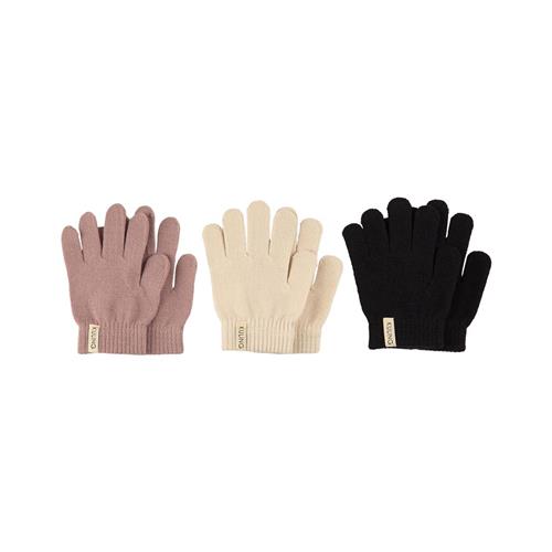 Kuling 3-pak Björkö Handsker Woody Rose 2-4 Y  Lyserød  2-4 år  Unisex