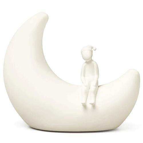 Cam Cam Måneformet Natlampe Off White One Size      Unisex