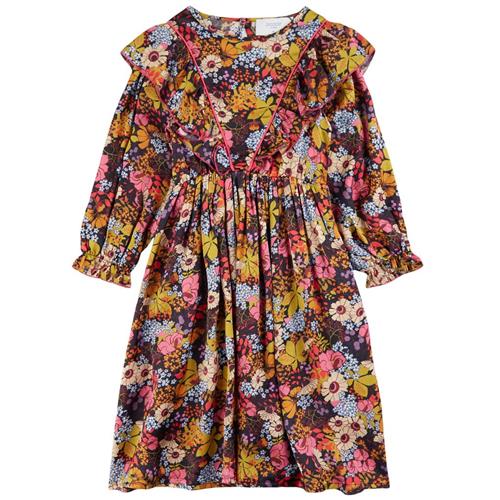 Paade Mode Blomstret Maxi Kjole Marchesi Multicolor 12 Y  Lyserød  12 år  kvinde