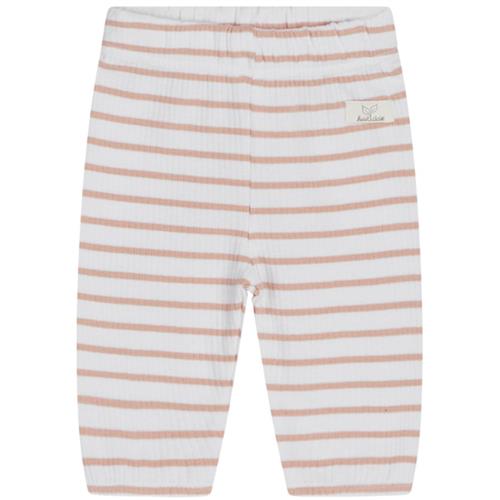 Hust&Claire Guido Stribede Bukser Rose Cloud 68 cm  Lyserød  68 cm  Unisex