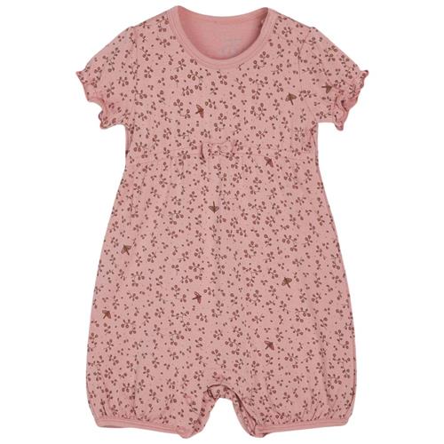 Hust&Claire Mulu Mønstret Romper Desert Red 56 cm  Lyserød  56 cm  kvinde