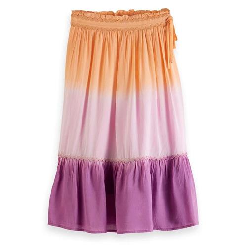 Scotch & Soda Nederdel Med Tie-dye-effekt Lilla 14 Y  Lilla  14 år  kvinde