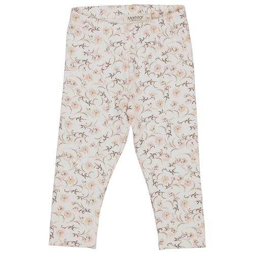 MarMar Copenhagen Lisa Blomstrede Leggings Star Flower 6 months  Lyserød  6 måneder  kvinde