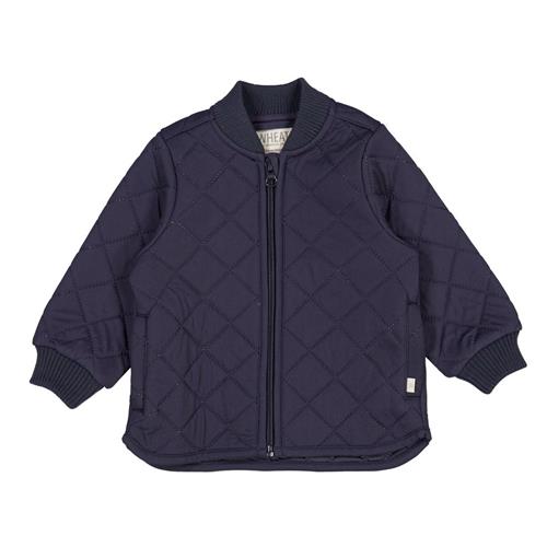 Wheat Loui Quiltet Jakke Ink Blue 12 Months  Marineblå  12 måneder  Unisex