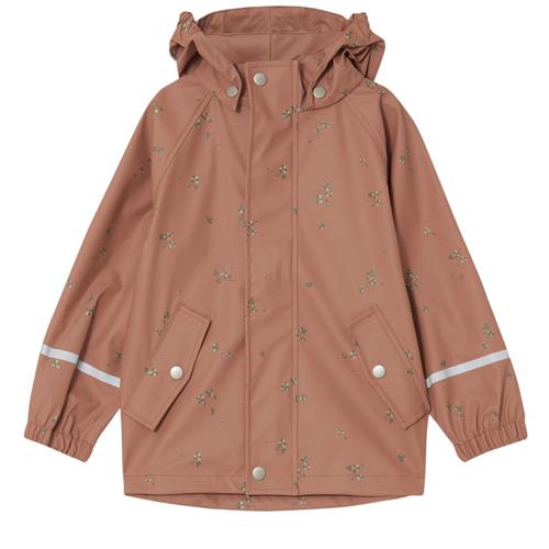 garbo&friends Mønstret Regnjakke Sorrel Chestnut 110/116 cm  Brun  110/116 cm  mand