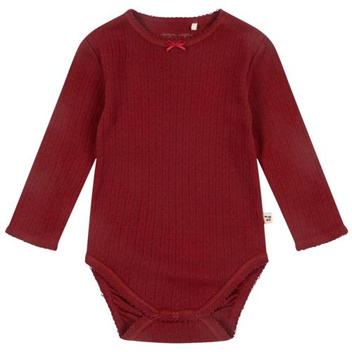 Konges Sløjd Minnie Body Gots Red Dahlia 9 months  Rød  9 måneder  Unisex