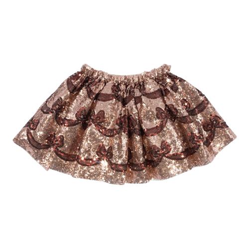 Konges Sløjd Starla Bow Wow Skirt Gold Blush 7-8 Y  Lyserød  7-8 år  kvinde