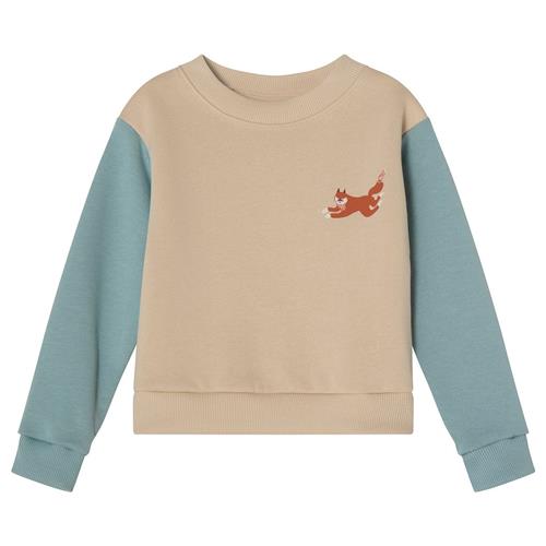Kuling GOTS Heraklion Sweatshirt Madelen Möllard Fox 122/128 cm  Beige  122/128 cm  Unisex