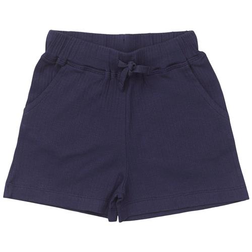 Copenhagen Colors Ribbet Shorts Navyblå 104cm  Marineblå  104 cm  Unisex