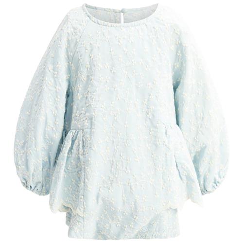 Bardot Junior Sirena Blomstret Baby-sæt Washed Blue 3-6 months  Blå  3-6 måneder  kvinde