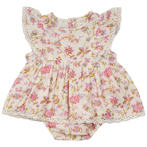 Louise Misha Lena Bodykjole Cream Bucolia Fields 6 Months  Lyserød  6 måneder  kvinde