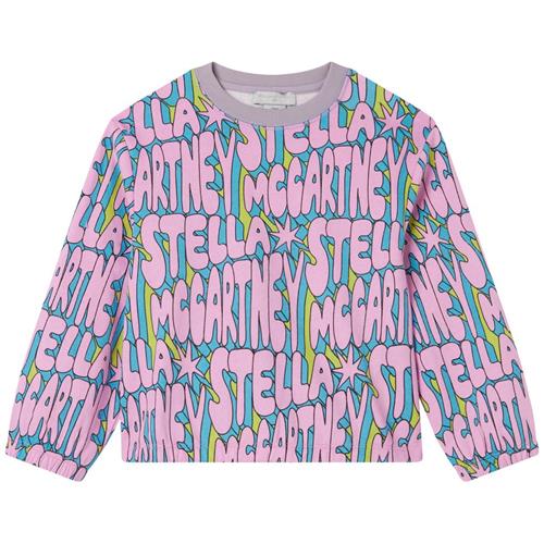 Stella McCartney Kids Logo Sweatshirt Multifarvet 10 Y  Lyserød  10 år  kvinde