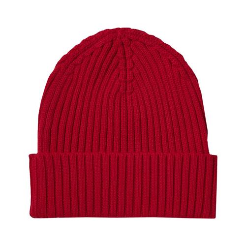 FUB Rib Beanie Red 80/90 cm  Rød  80/90 cm  Unisex