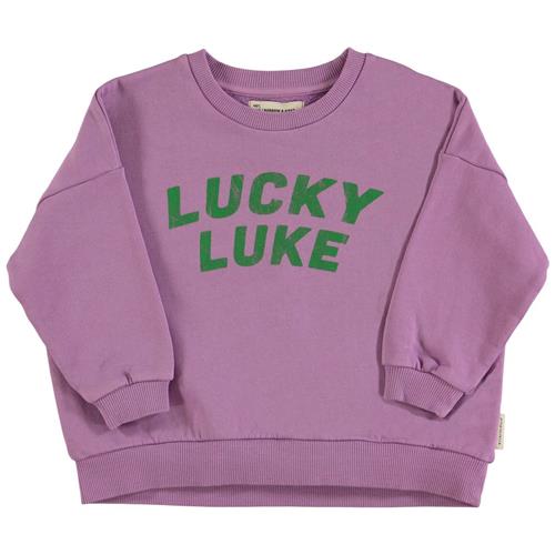 Piupiuchick Sweatshirt Med Tryk Mauve 6 Y  Lilla  6 år  Unisex