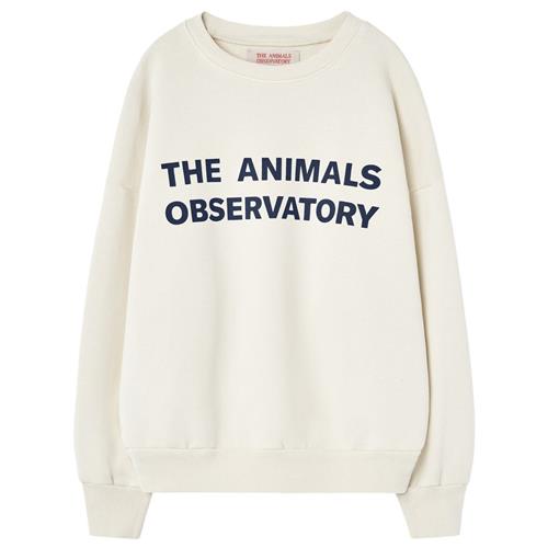 The Animals Observatory Leo Kid Sweatshirt White Mouth 2 Y  Hvid  2 år  Unisex