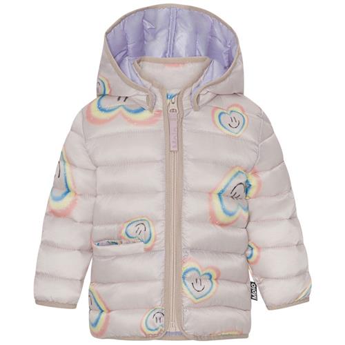 Molo Harmony Vinterjakke Baby Aura Heart 80 cm  Beige  80 cm  Unisex