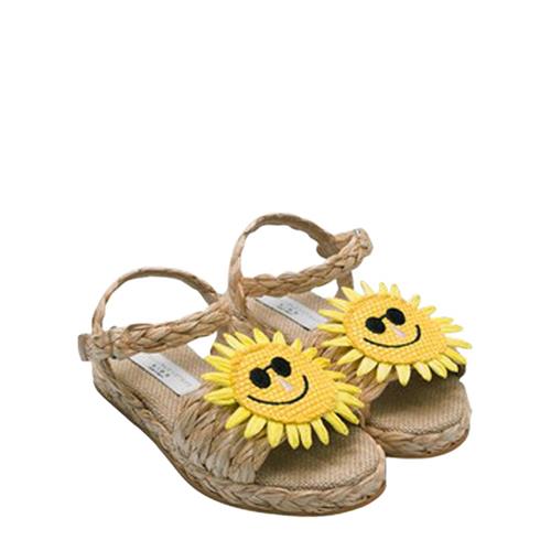 Stella McCartney Kids Sandaler Med Blomster Brun 31 EU  Brun  31 EU  kvinde