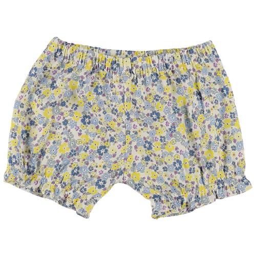 My Little Cozmo Mini Liberty Blomstret Shorts Hvid 6 months  Hvid  6 måneder  kvinde