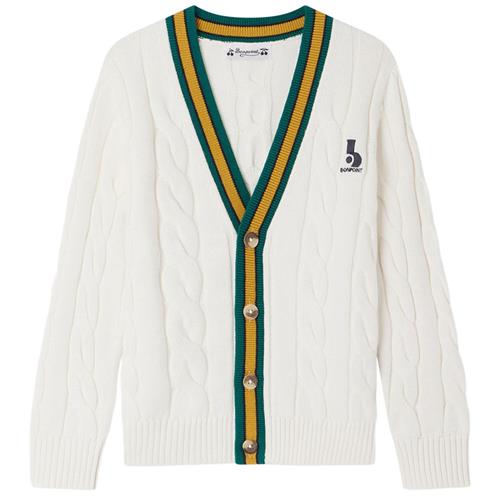 Bonpoint Dalvin Cardigan Cremefarvet 12 Y  Creme  12 år  mand