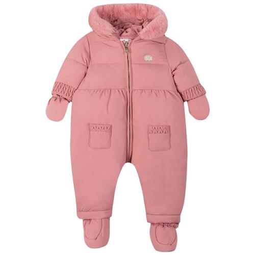 Tartine et Chocolat Fur-Imitation Onesie Hindbær 3 months  Lyserød  3 måneder  kvinde