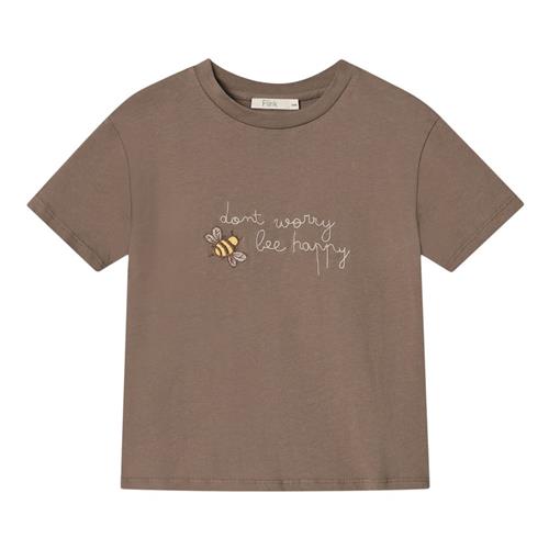 Fliink Sommer Bee T-shirt Pine Bark 18 months  Brun  18 måneder  Unisex