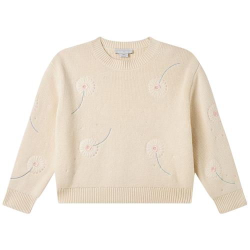 Stella McCartney Kids Strikket Trøje Beige 10 Y  Creme  10 år  kvinde