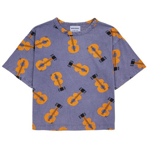 Bobo Choses Acoustic Guitar Mønstret T-shirt Blå 2-3 Y  Blå  2-3 år  Unisex