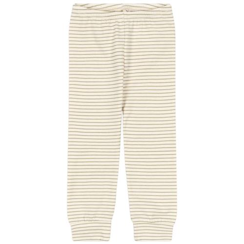 Konges Sløjd GOTS Basic Bukser Tea Stripe 6 months  Beige  6 måneder  Unisex