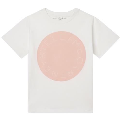Stella McCartney Kids Logo T-shirt Cremefarvet 4 Y  Creme  4 år  kvinde