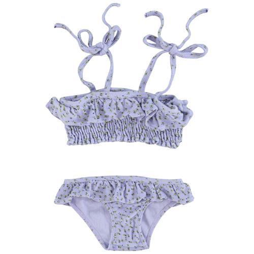 Piupiuchick Blomstret Bikini Lavendel 6 Y  Lilla  6 år  kvinde