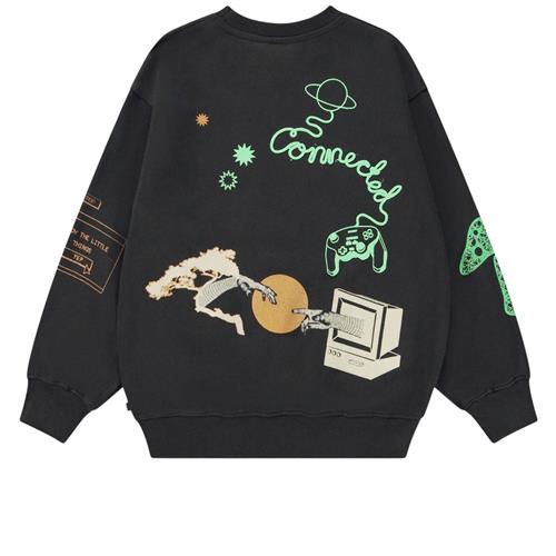 Molo GOTS Monti Sweatshirt Sort 98 cm  Sort  98 cm  mand