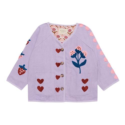 Sissel Edelbo Vega Mini Jacket Grape Purple 5-6 Y  Lilla  5-6 år  kvinde