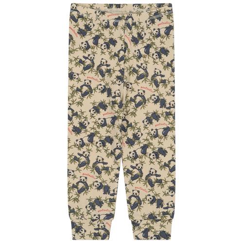 Konges Sløjd GOTS Leggings Panda 9 Months  Beige  9 måneder  Unisex