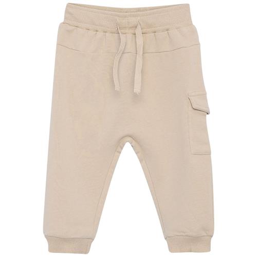 EnFant GOTS Joggingbukser Cement 68 cm  Beige  68 cm  mand