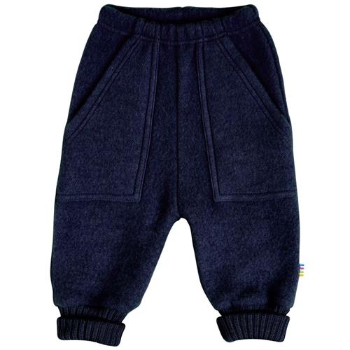Joha Uldbukser Marineblå Melange Dark Blue-60 cm Wool Blå  60 cm  unisex