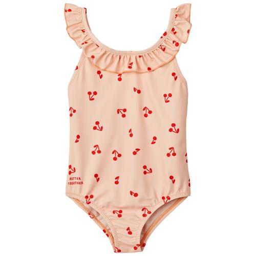 Liewood Kallie Mønstret Badedragt Cherries/Apple Blossom 104cm  Lyserød  104 cm  kvinde