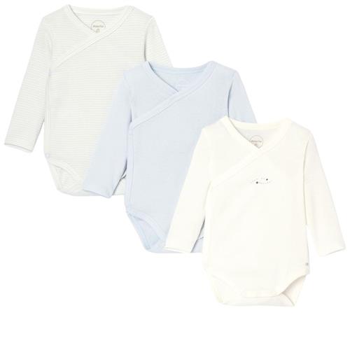 Absorba 3-pak Babybodyer Blå 5 Y  Blå  5 år  mand