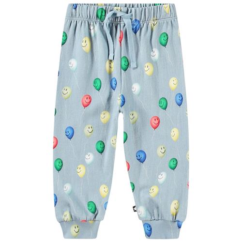 Molo GOTS Simeon Joggingbukser Smiling Balloons 62 cm  Blå  62 cm  Unisex