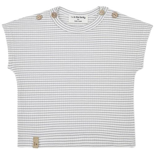 1+ in the family Jad T-shirt Smokey/Ivory 12 months  Creme  12 måneder  Unisex