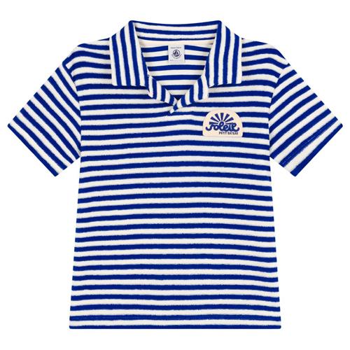 Petit Bateau Stribet Poloshirt Blå 10 Y  Blå  10 år  mand
