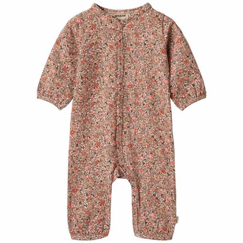 Wheat GOTS Felizia Blomstret Heldragt Rose Flower Meadow 68 cm  Lyserød  68 cm  kvinde