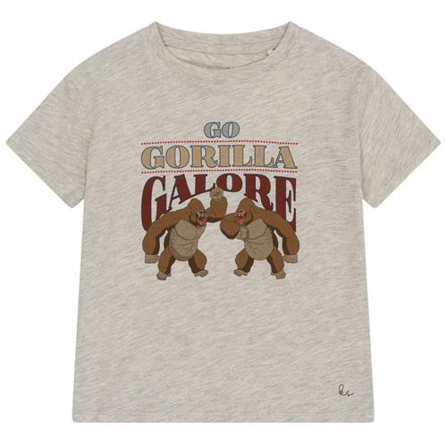Konges Sløjd GOTS Famo T-shirt Off White Melange 9 Months  Creme  9 måneder  mand