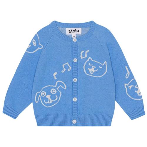 Molo Brody Cardigan Forget Me Not 74 cm  Blå  74 cm  Unisex