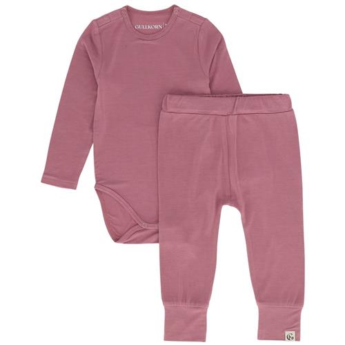 Gullkorn Design Vennen Baby Sæt Berry Purple 80 cm  Lilla  80 cm  Unisex