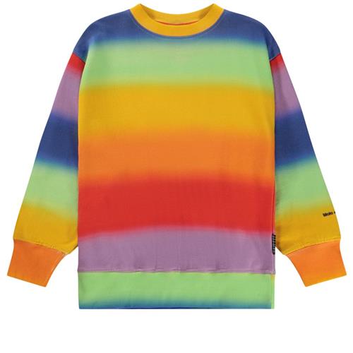 Molo GOTS Mattis Sweatshirt Rainbow Spray 152 cm  Blå  152 cm  Unisex