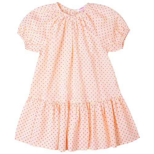 Kidsagogo Mila Petit Polkaprikmønstret Kjole Vivid Pink 8-9 Y  Lyserød  8-9 år  kvinde