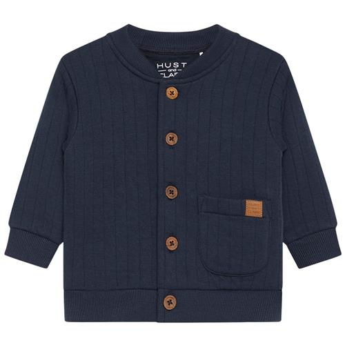 Hust&Claire Cliff Cardigan Blue Night 74 cm  Blå  74 cm  mand