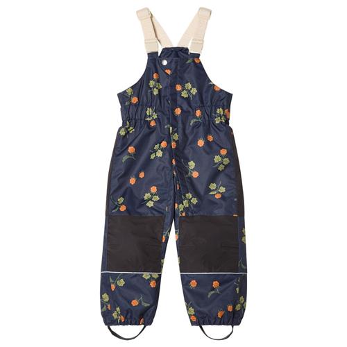 Kuling Montana Mønstrete Skalbukser Med Multebærer Navyblå 98 cm  Hvid  98 cm  Unisex