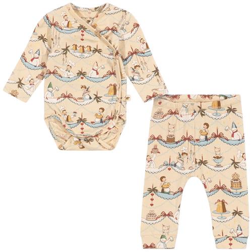 Konges Sløjd Basic Newborn Set Gots Sugar Pie 6 months  Creme  6 måneder  Unisex